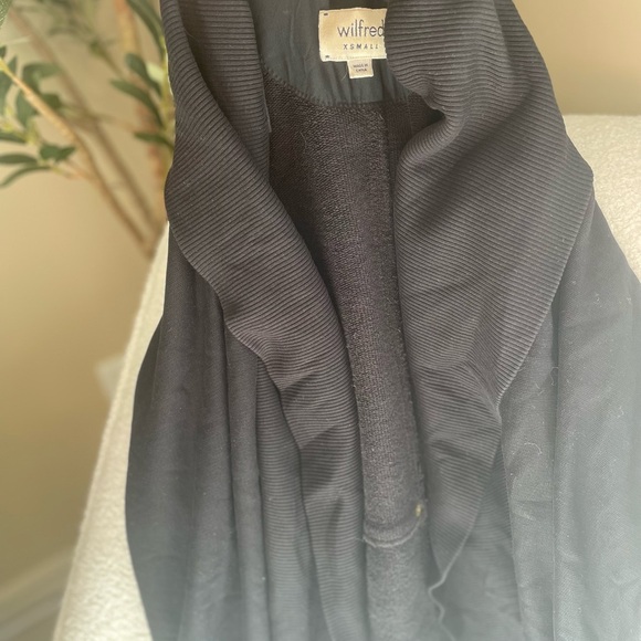 Wilfred black Open-Front CardiganNWOT - Picture 4 of 4